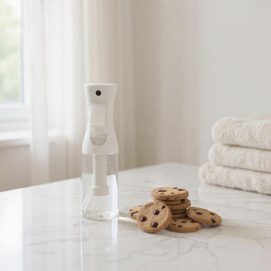 Aretii Choc Chip Cookie room spray 200ml clear bottle with continuous mist spray.