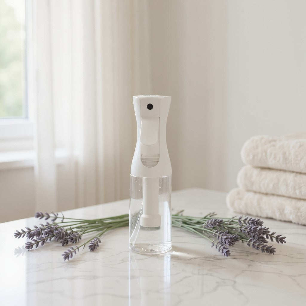 Aretii French Lavender room spray 200ml clear bottle with continuous mist spray.