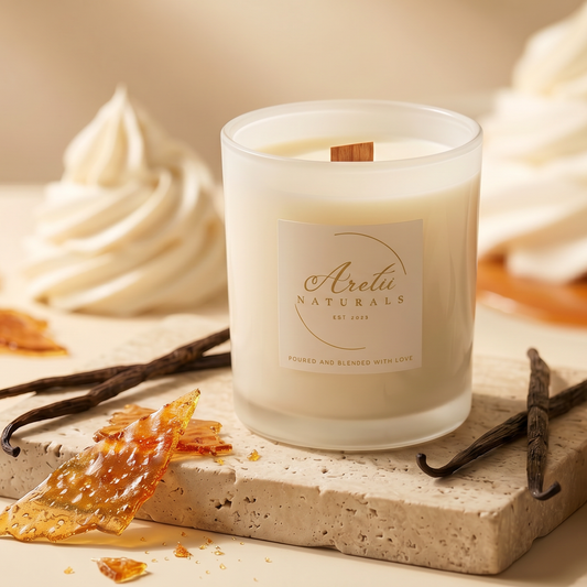 French Vanilla Bourbon Scented Candle