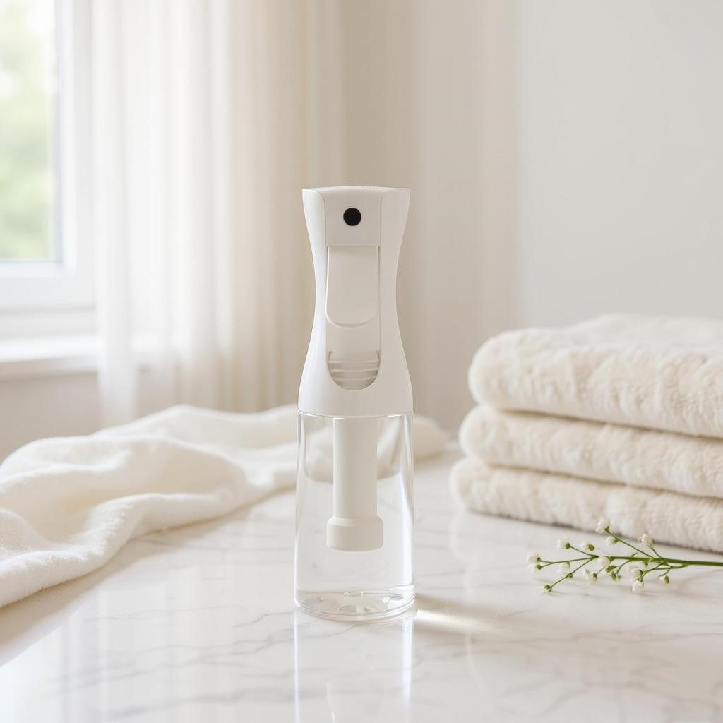 Aretii Fresh Linen room spray 200ml clear bottle with continuous mist spray.