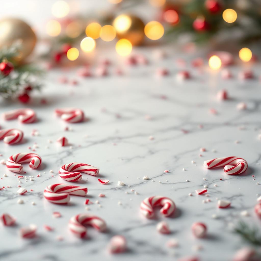 Candy cane scented coconut wax candle christmas collection